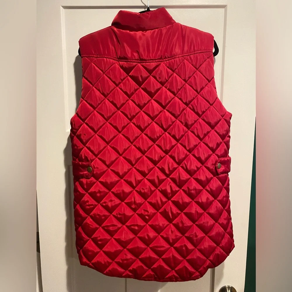 Zenana Outfitters Cherry Quilted Vest - Picture 5 of 5